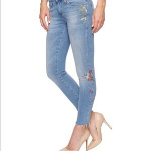 Mavi Adrianna Ankle embroidered jeans